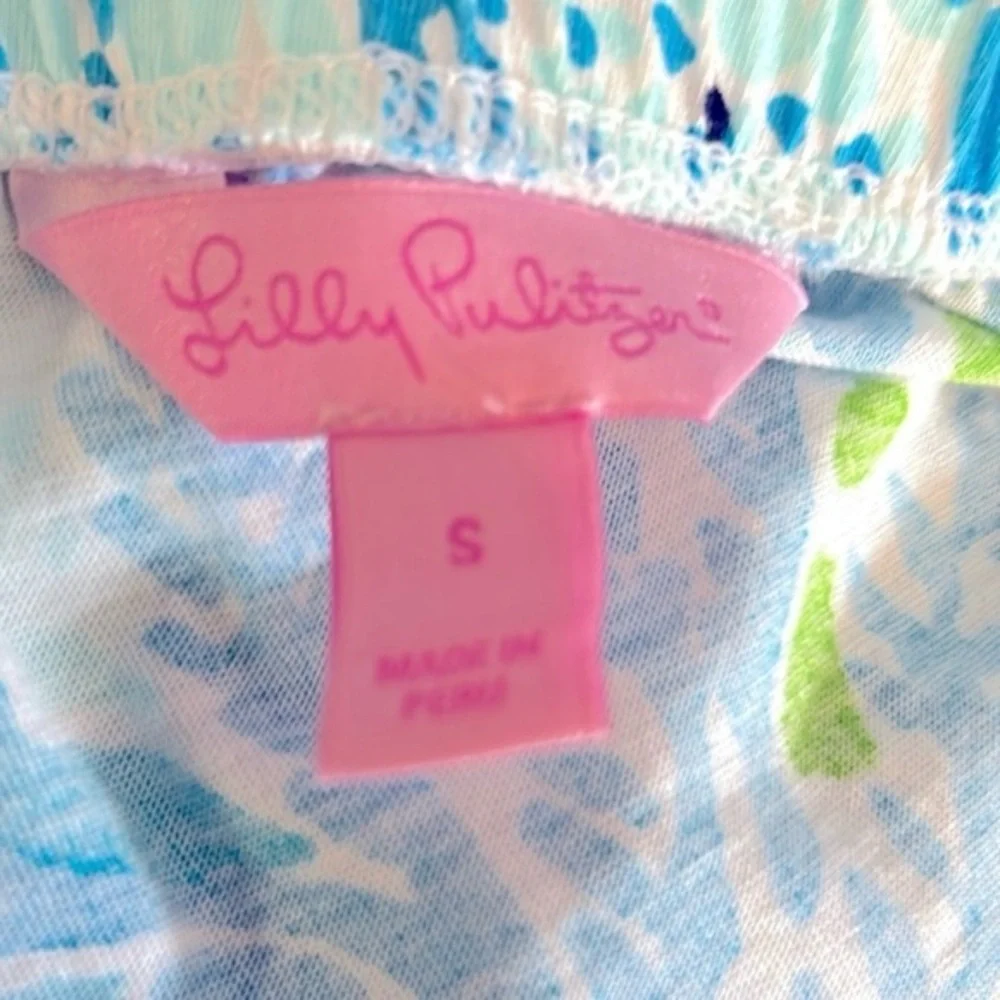 Lilly Pulitzer Marlisa Maxi Dress Let's Cha‎ Cha Size S - Picture 8 of 9